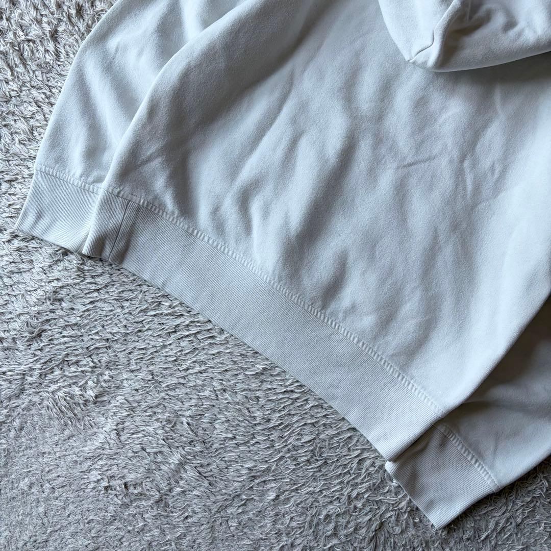 ラルフローレン 現行 パーカー M 白 刺繍ポニー 前V