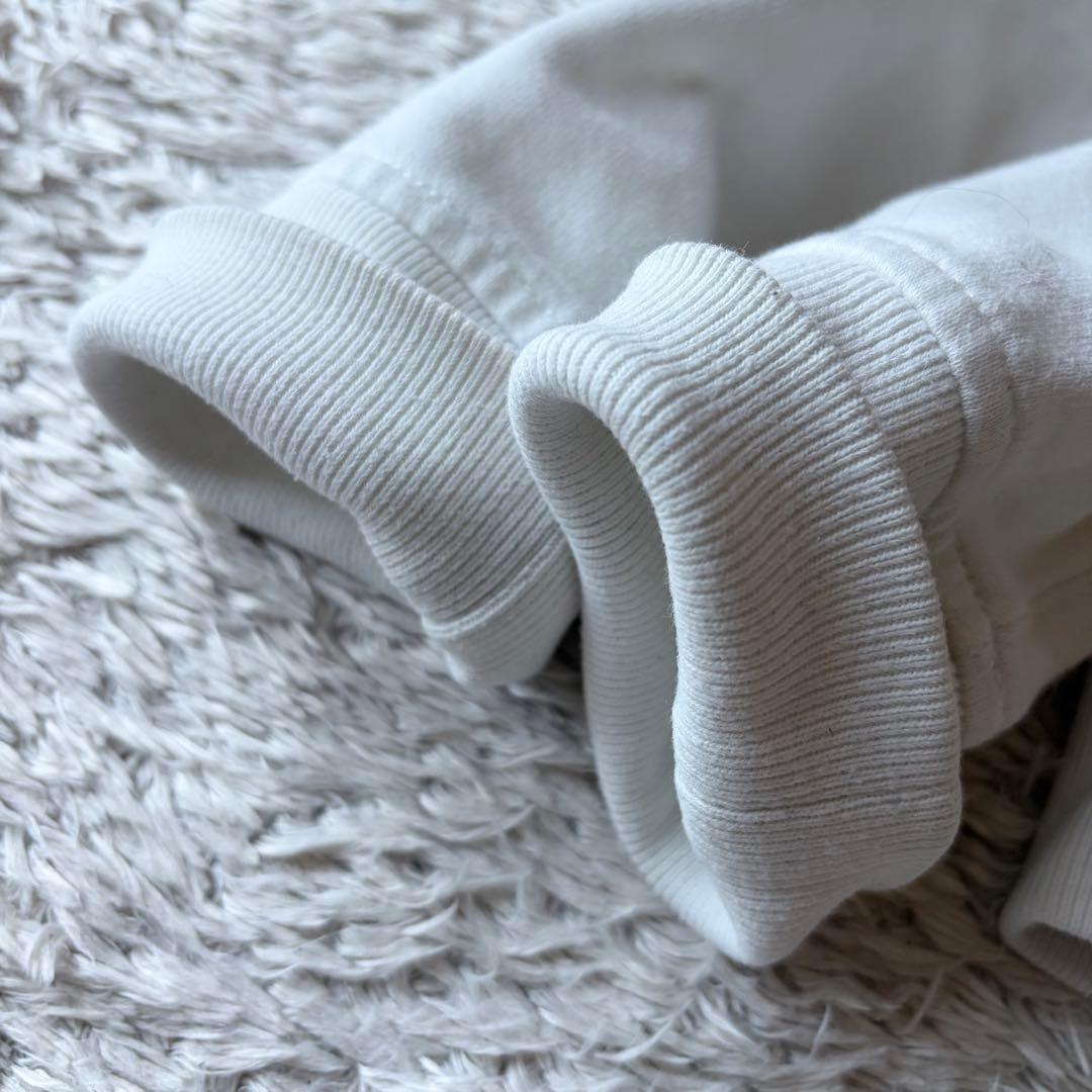 ラルフローレン 現行 パーカー M 白 刺繍ポニー 前V