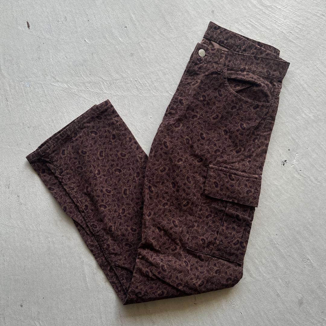 00s cavane de zucca leopard コーデュロイ ヒョウ柄