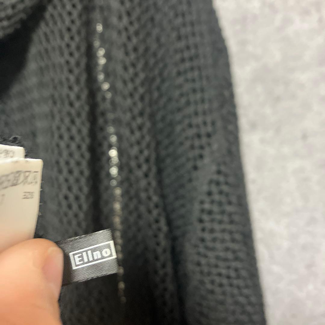 狐独　Ellno Loset メッシュデザインジップフーディ　L