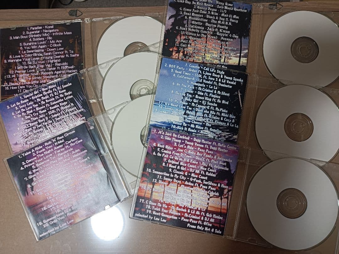 CHICANO RAP lowlowセレクトアルバム　非売品　CD-R 6枚