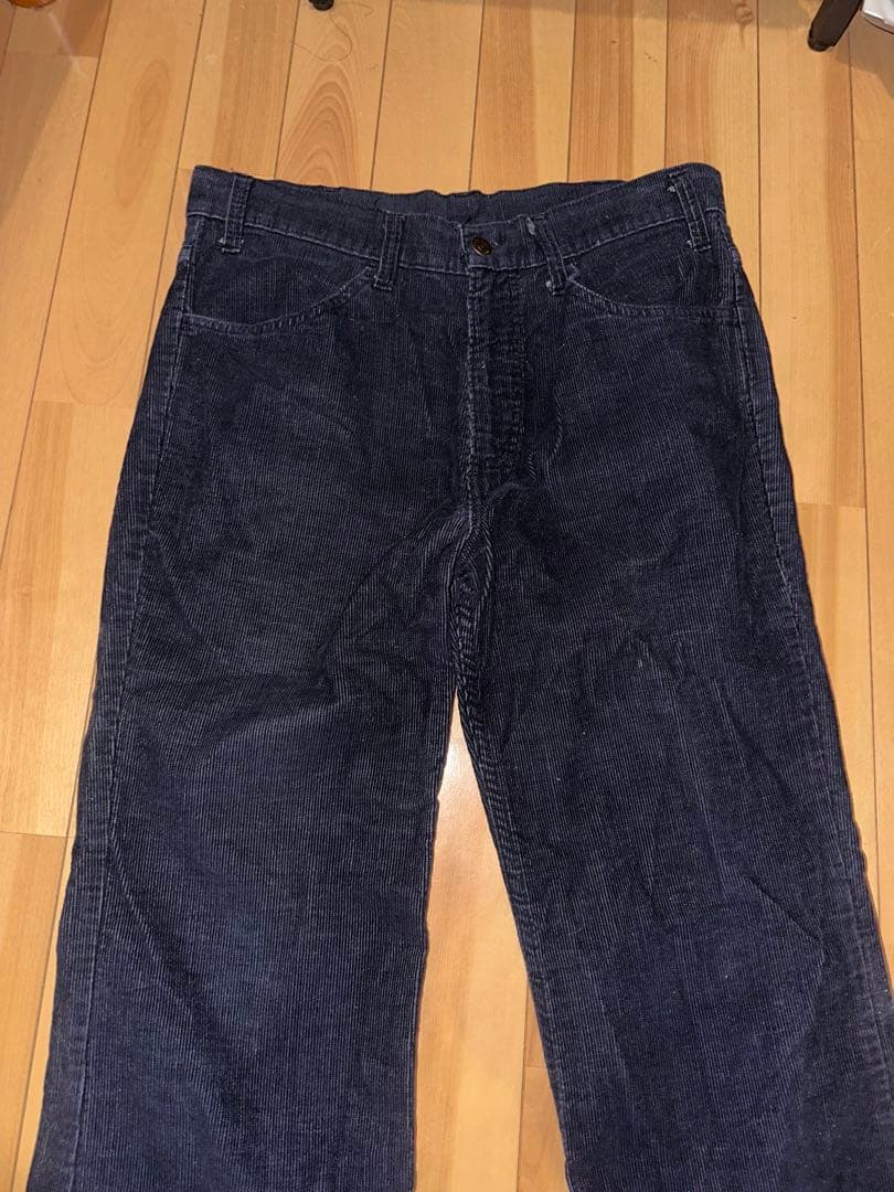 70s Levi’s 684 紺　コーデュロイ