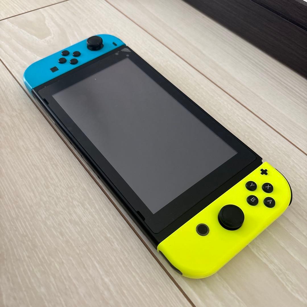 Nintendo Switch 本体 青と黄のJoy-Con付き【商品説明必見】