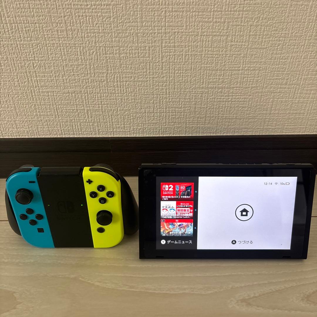 Nintendo Switch 本体 青と黄のJoy-Con付き【商品説明必見】