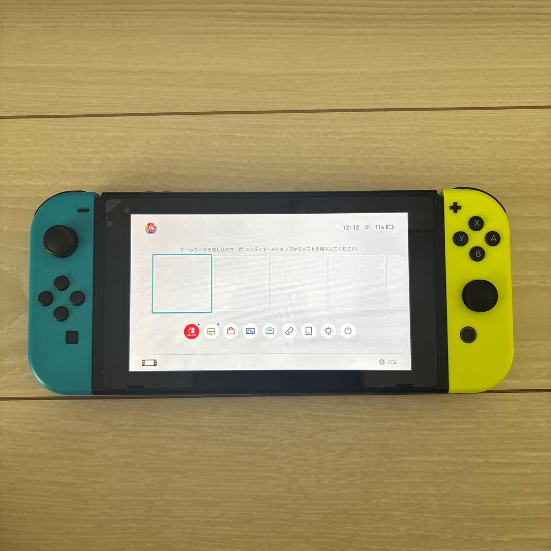 Nintendo Switch 本体 青と黄のJoy-Con付き【商品説明必見】