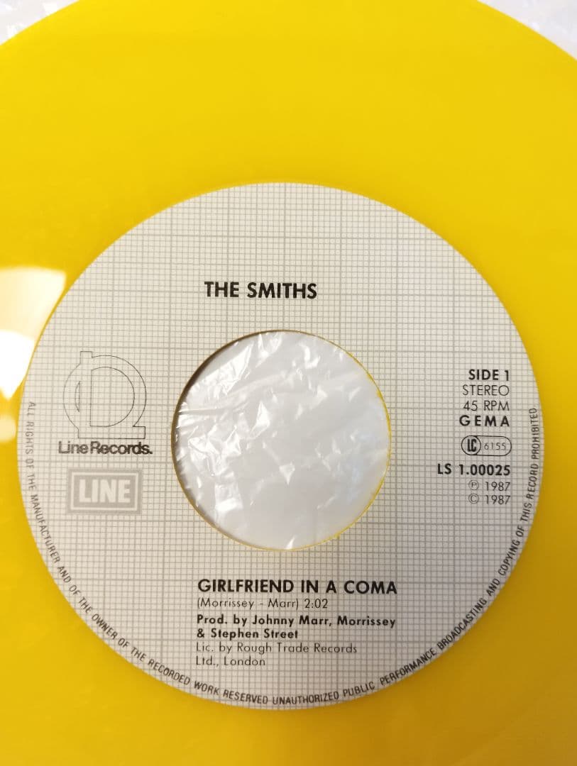THE SMITHS Stop Me... ドイツ盤7インチカラービニール美品