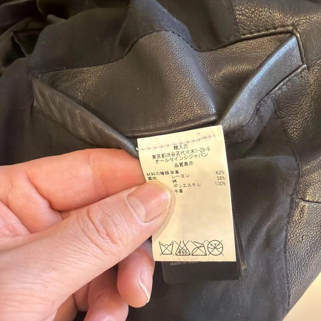 ALL SAINTS ダブルライダースジャケット