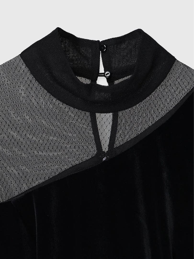 アニュアンス シアーコンビタイトワンピース