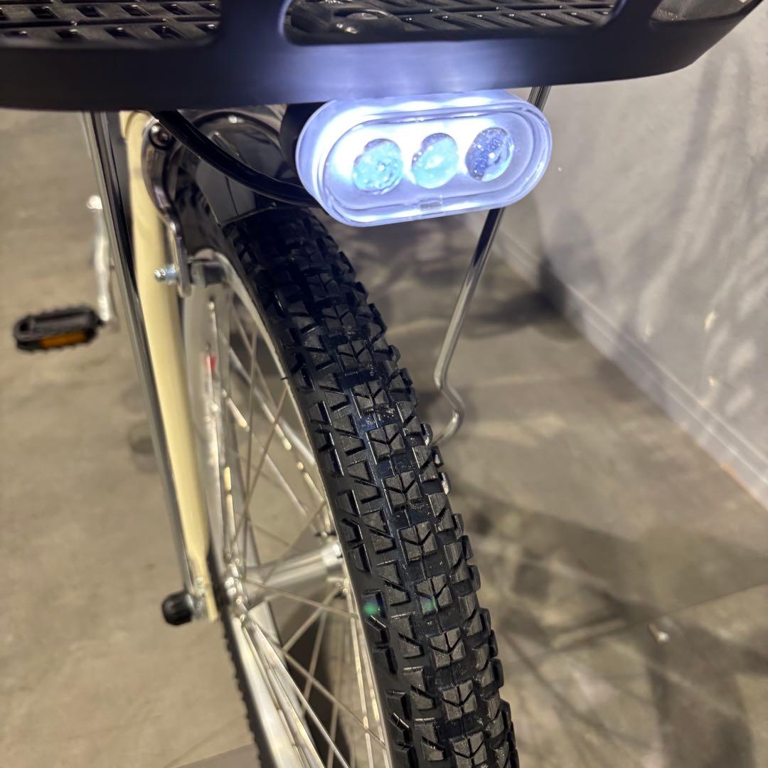 Yamaha 電動アシスト自転車 クリーム色 20インチ