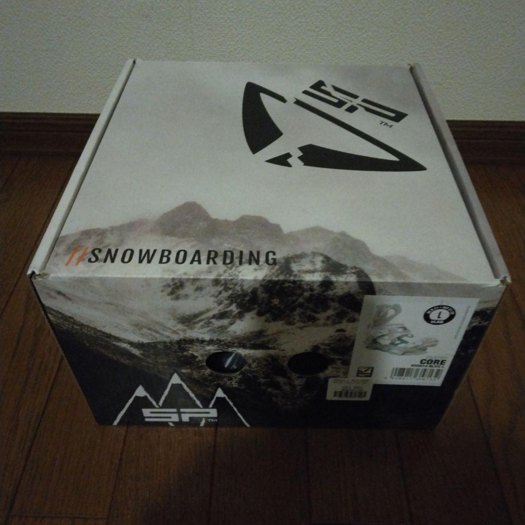 SP スノーボード ビンディング ホワイト