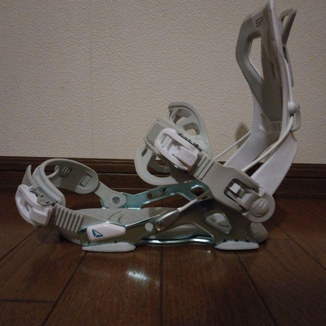 SP スノーボード ビンディング ホワイト