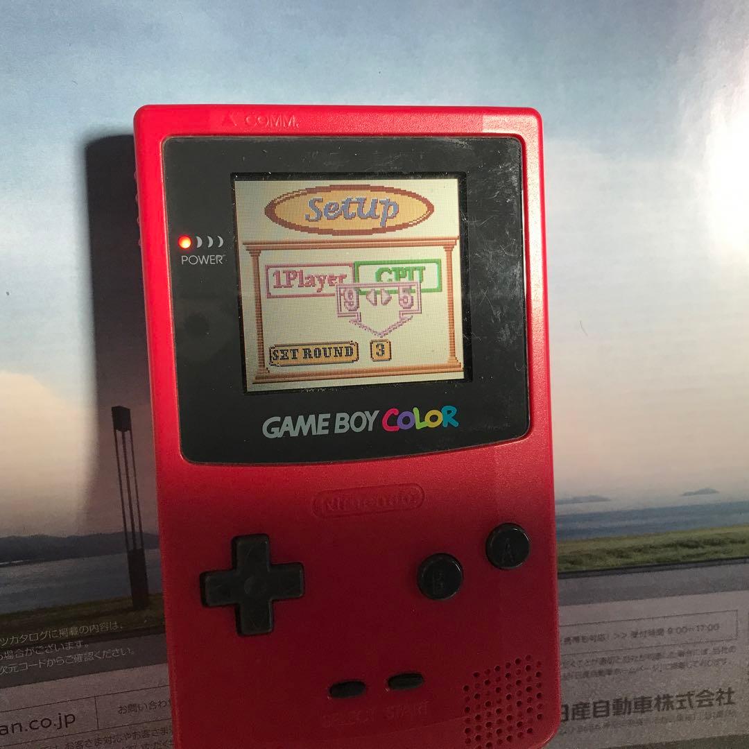 任天堂ゲームボーイカラーのレッド