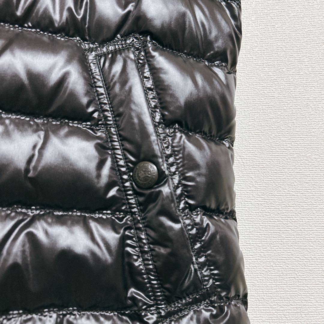 美品 バーバリーブラックレーベル ブラック キルティング ダウンベスト Mメンズ