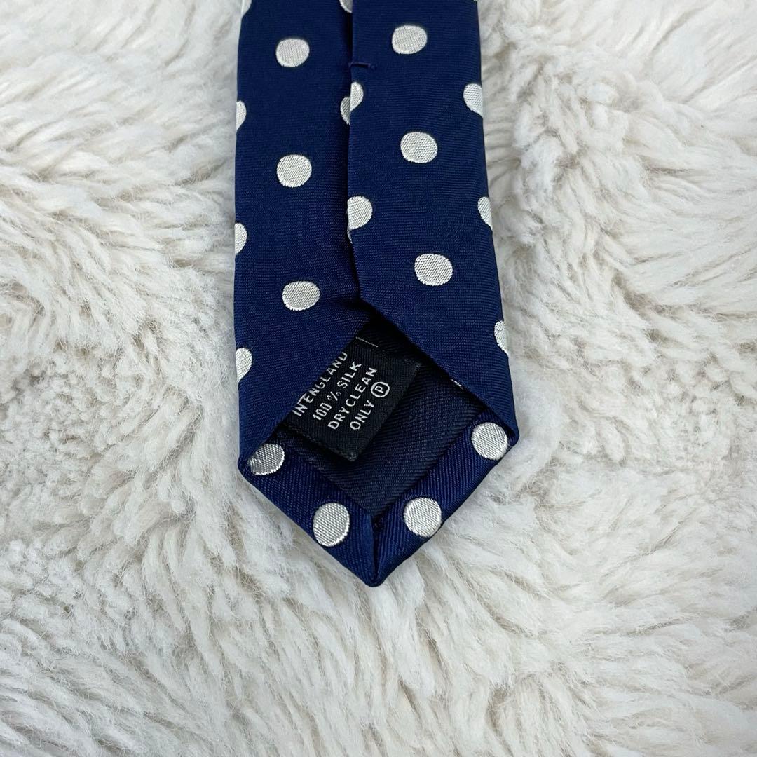 【極美品】ホリデー&ブラウン　Holiday & Brown ネクタイ　ドット柄