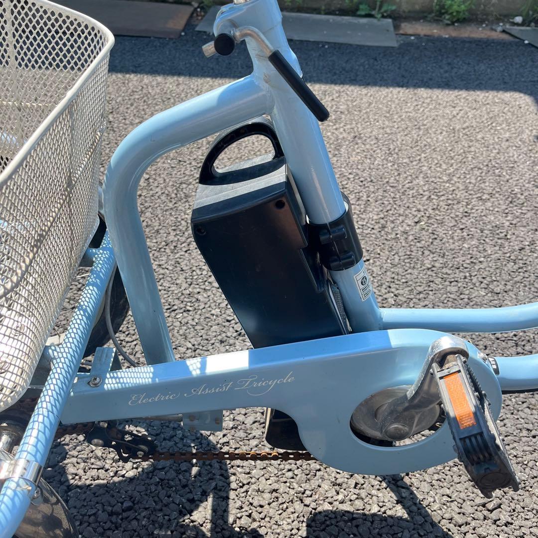 【値下げ！】Ashiraku Charlie 電動アシスト三輪自転車 前後カゴ付