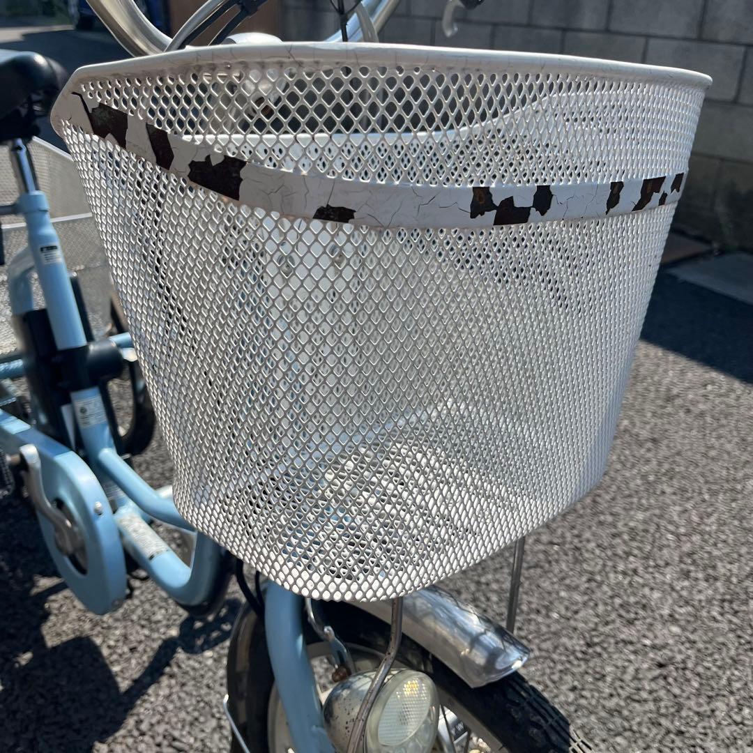 【値下げ！】Ashiraku Charlie 電動アシスト三輪自転車 前後カゴ付