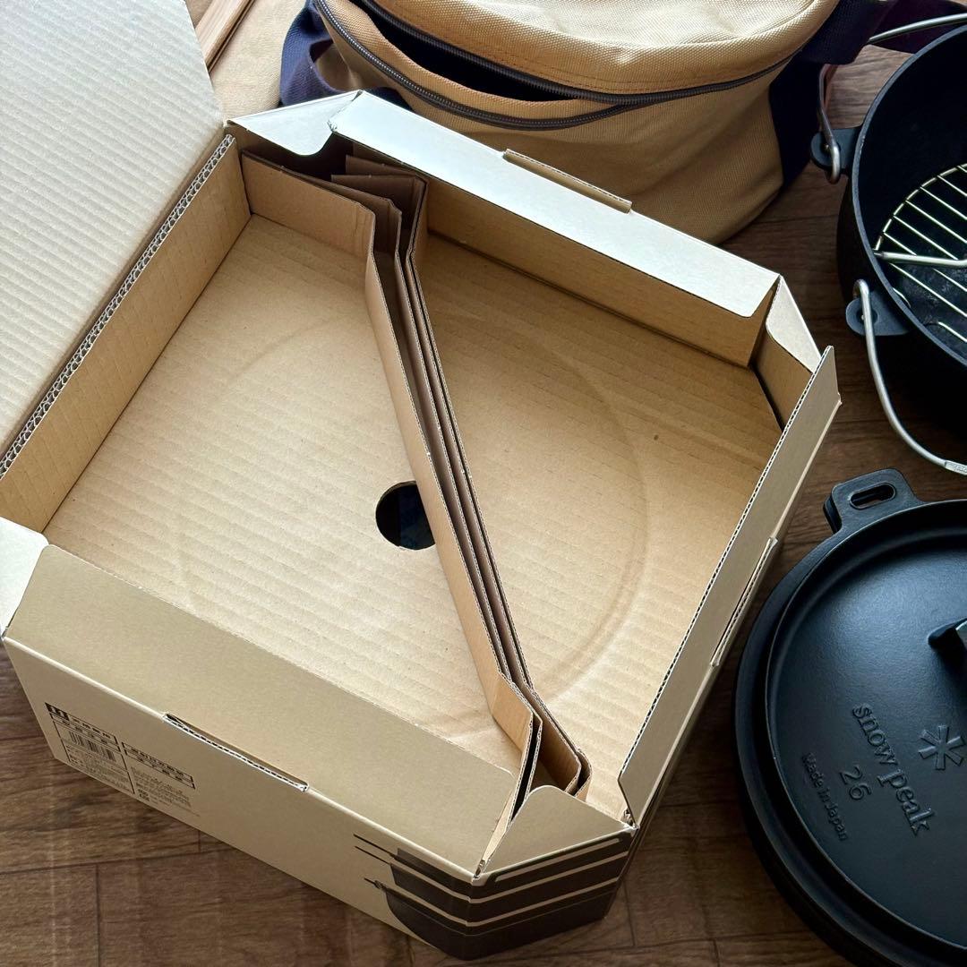 【揃ってます】スノーピーク　和鉄　ダッチオーブン　一式セット　キャンプ　日本製