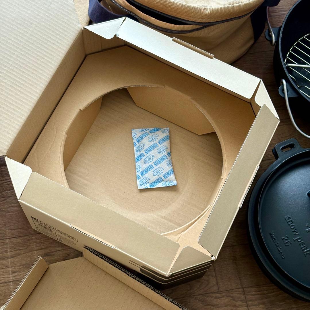 【揃ってます】スノーピーク　和鉄　ダッチオーブン　一式セット　キャンプ　日本製