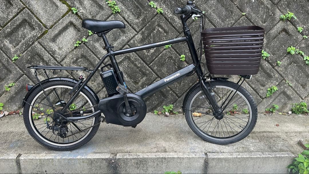 Panasonic ベロスターミニ　電動アシスト自転車 前カゴ付き