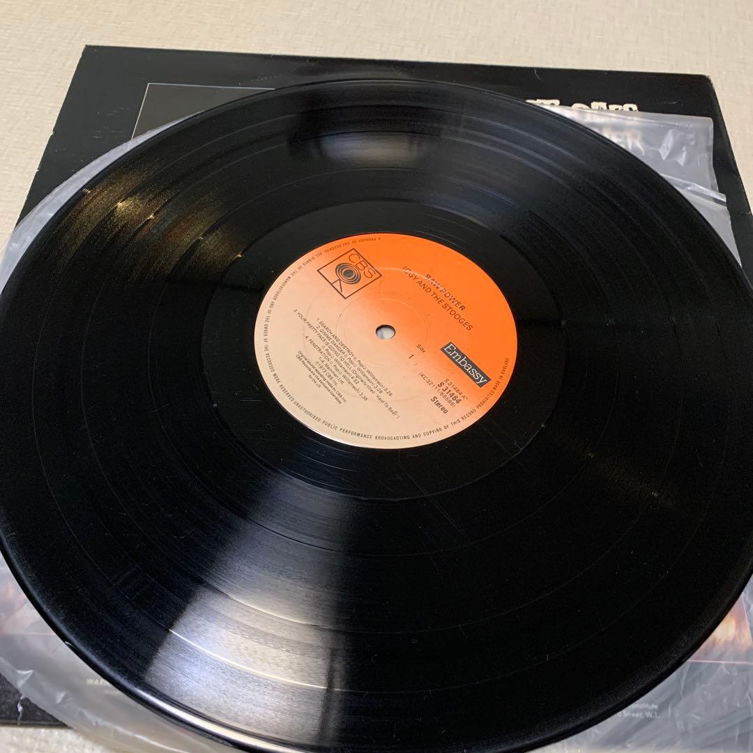 洋楽 raw power iggy&the stooges lp Bowie alt