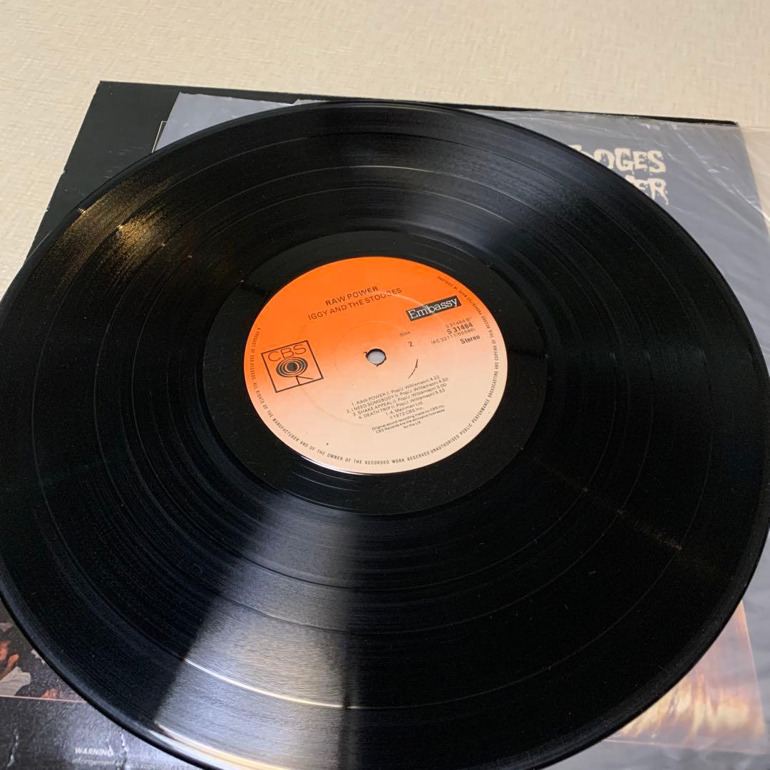 洋楽 raw power iggy&the stooges lp Bowie alt