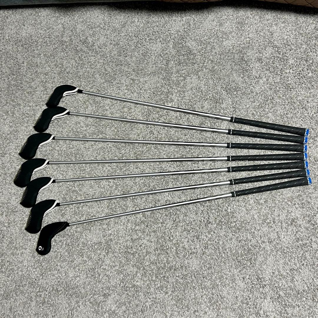 美品 マッスルバック　軟鉄鍛造アイアン　番手∶4〜9.P　7本