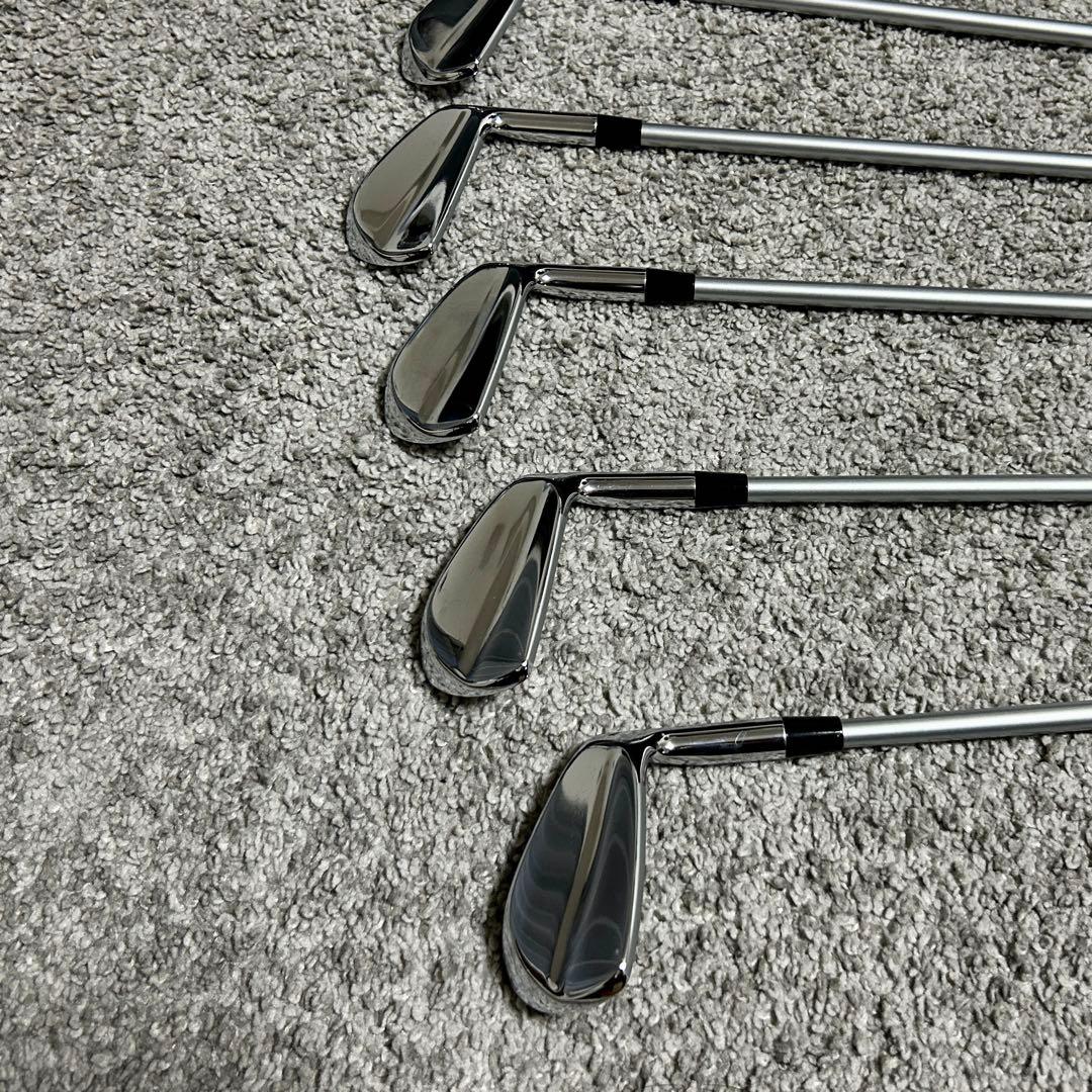 美品 マッスルバック　軟鉄鍛造アイアン　番手∶4〜9.P　7本