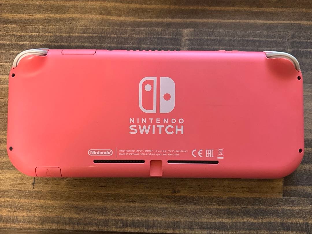 画面割れジャンク/ Nintendo Switch Lite 本体 コーラル