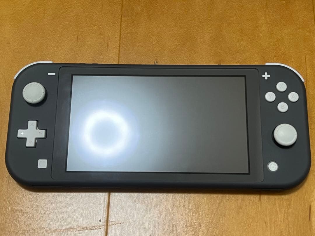 美品 Nintendo Switch Lite グレー 本体 ACアダプター付き