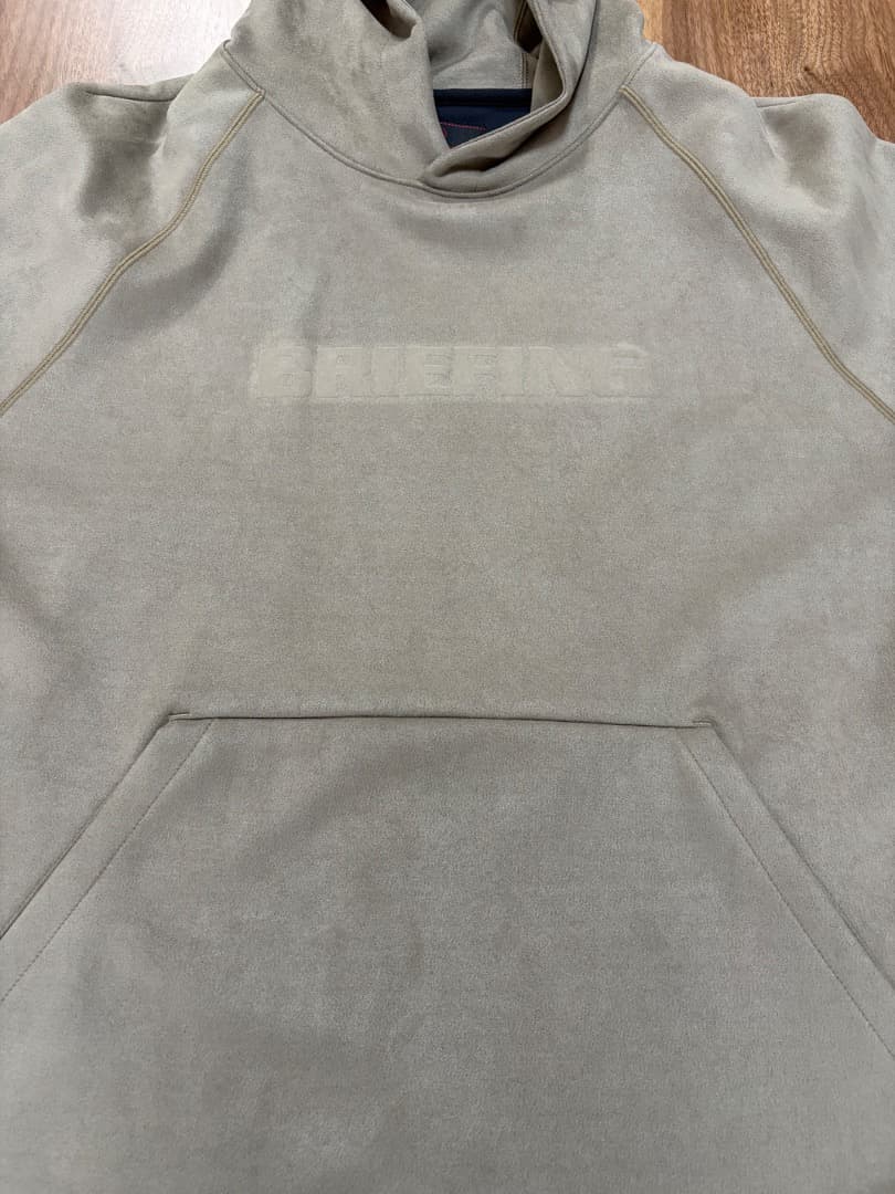 BRIEFING ブリーフィング MENS SUEDE HOODIE M