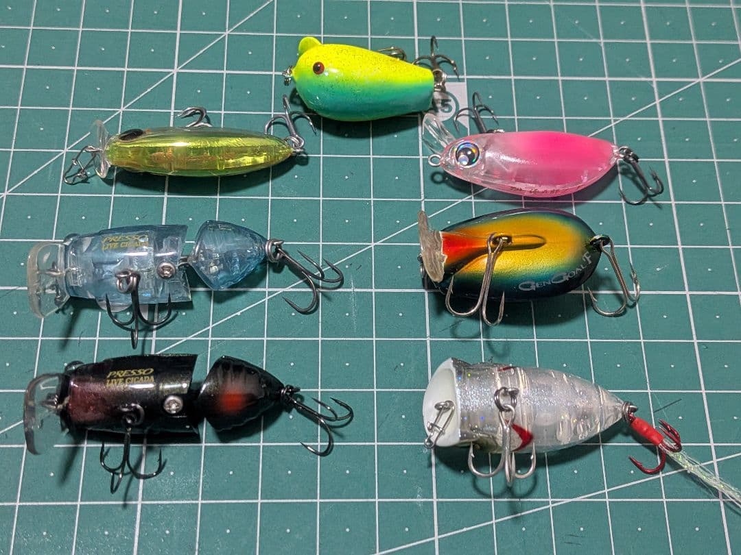 ダイワ　プレッソ　ライブシケーダー　など 管釣り　メバリング