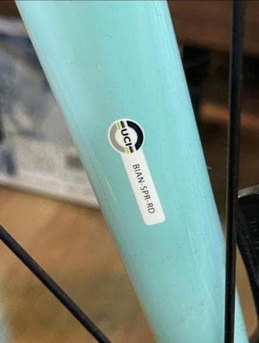 J・店 【中古品】 Bianchi ビアンキロードバイク25インチスタンド付