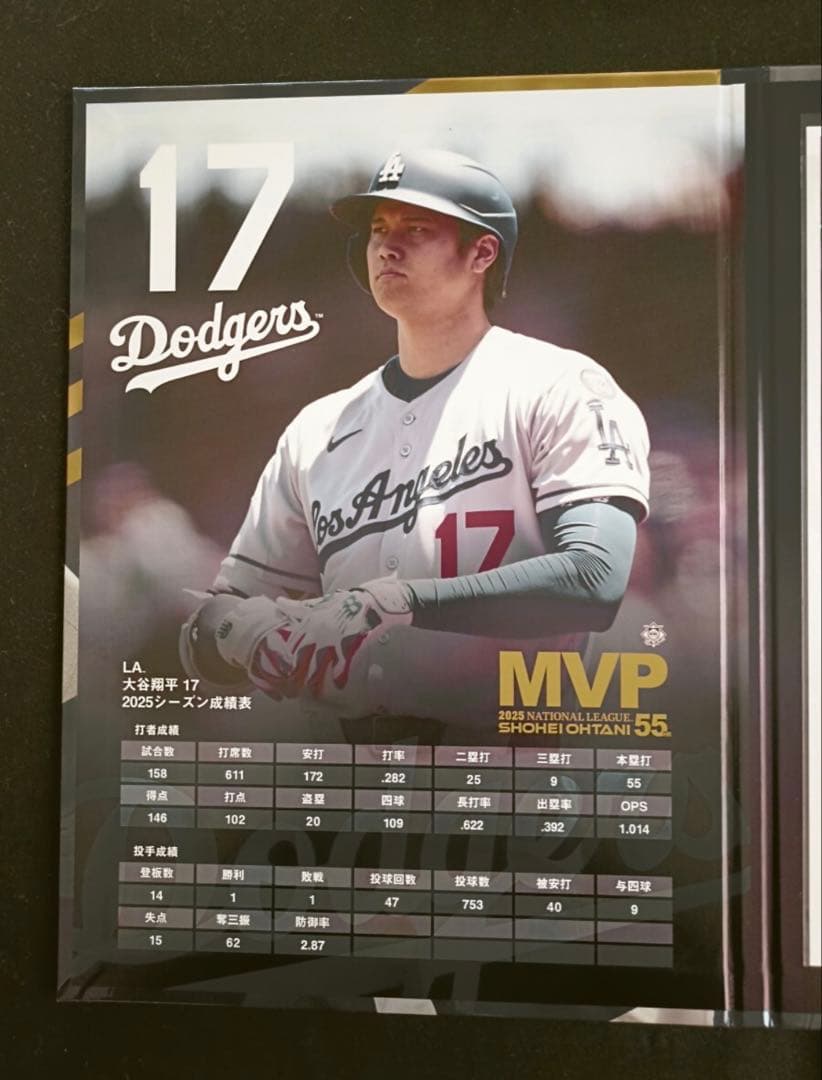 Shohei Ohtani 2025 MVP プレミアムフレーム