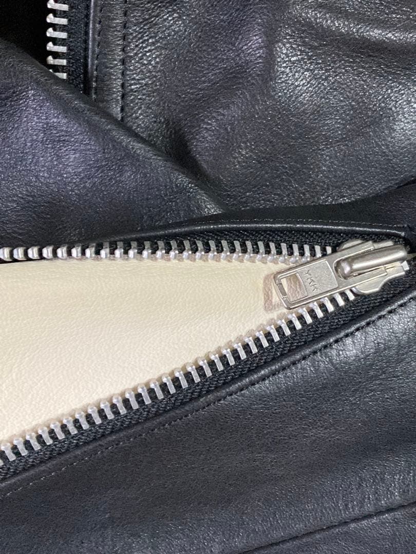 d*d様 値下げバックラッシュ　Backlash ダブルライダース　黒　M 革ジ