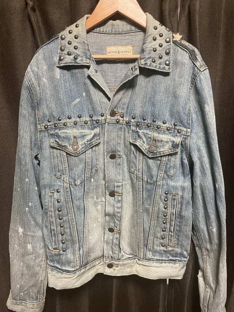 【希少】Denim & Supply Studded Denim Jacket