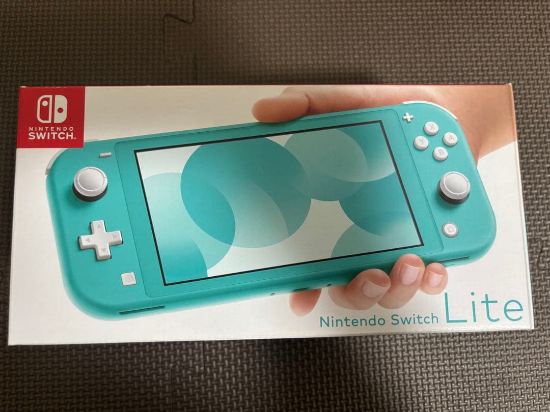 Nintendo Switch Lite ターコイズ 本体 充電器付き箱付き