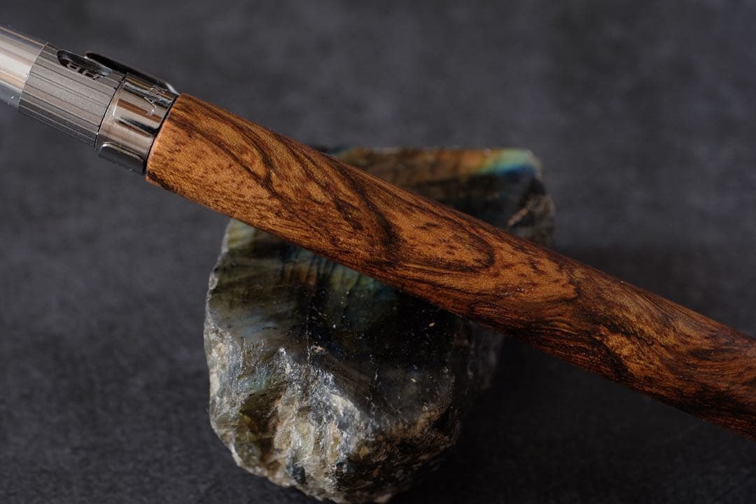 PG5木軸カスタム0210　高村杢工房 製図用シャープペンシル ブラックマンゴー