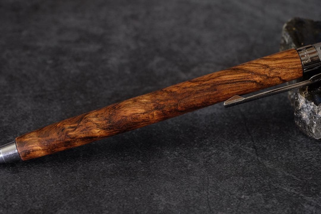 PG5木軸カスタム0210　高村杢工房 製図用シャープペンシル ブラックマンゴー