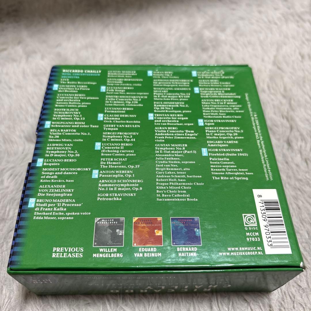 シャイー コンセルトヘボウ　放送録音集13CDボックス