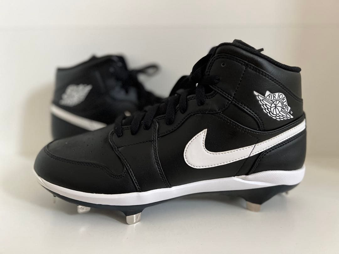 ナイキ ジョーダン1黒 野球スパイク 28cm