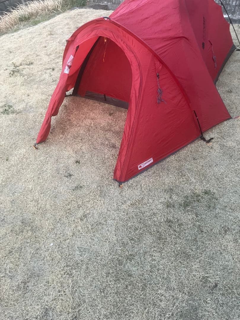値下げZEROGRAM ドーム型テント レッド　赤　自立　レア