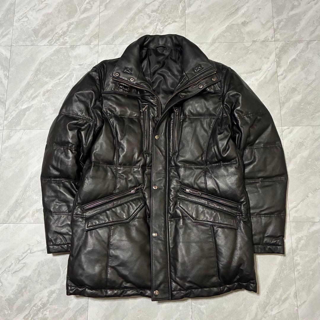 MALE&Co. 3way タカキュー 羊革 ダウンジャケット ラクーンファー