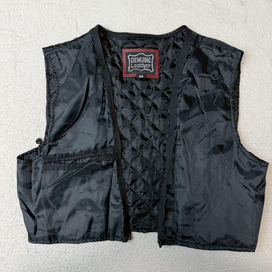 美品 希少色 レッド 2WAY ライダースジャケット キルティング 本革