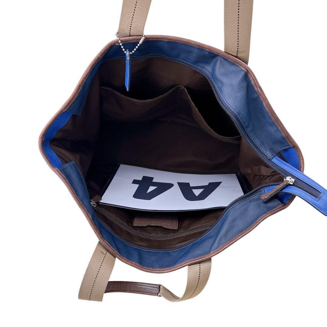 希少COACH/ビジネスバッグ/トートバッグ/大容量/70832/PVCレザー