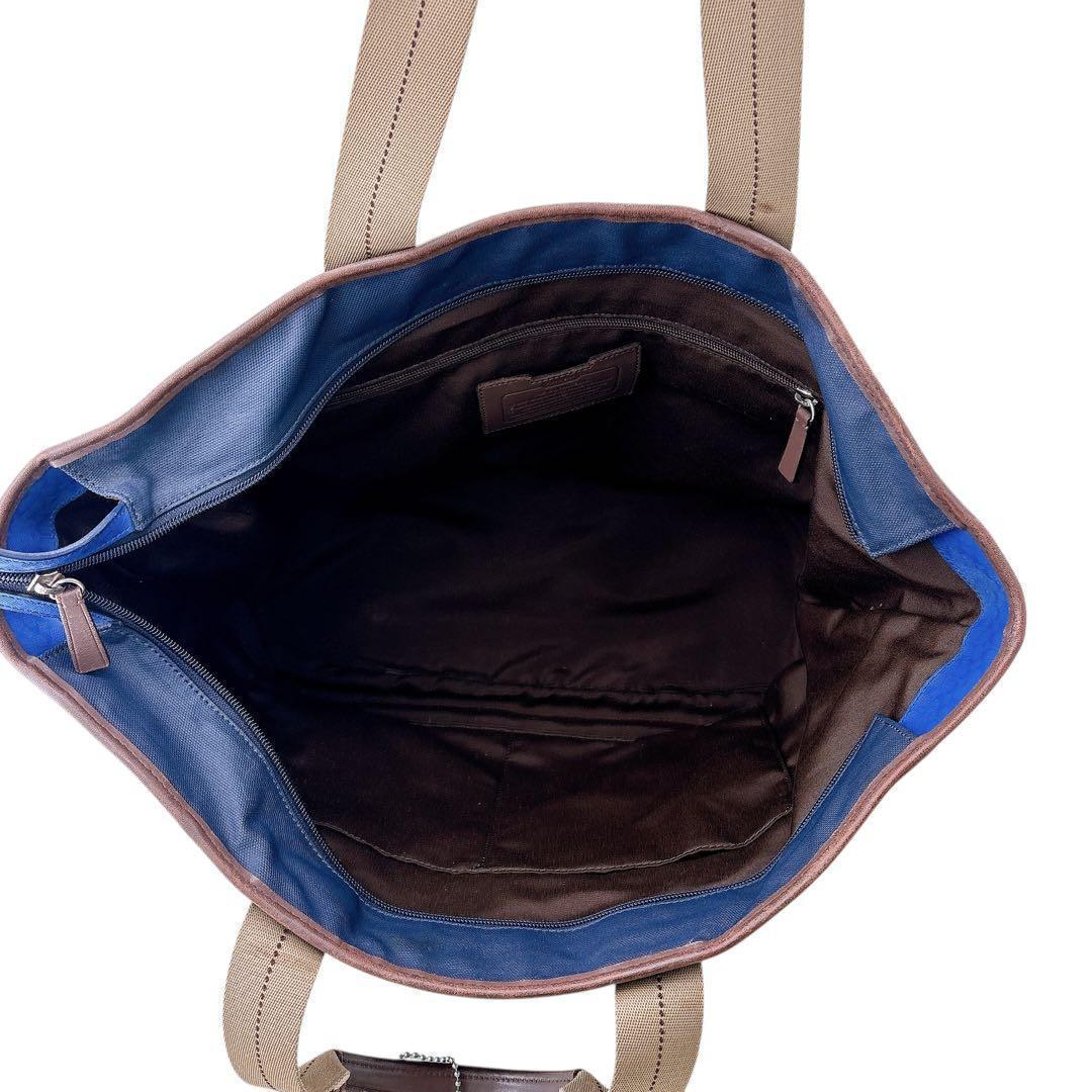 希少COACH/ビジネスバッグ/トートバッグ/大容量/70832/PVCレザー