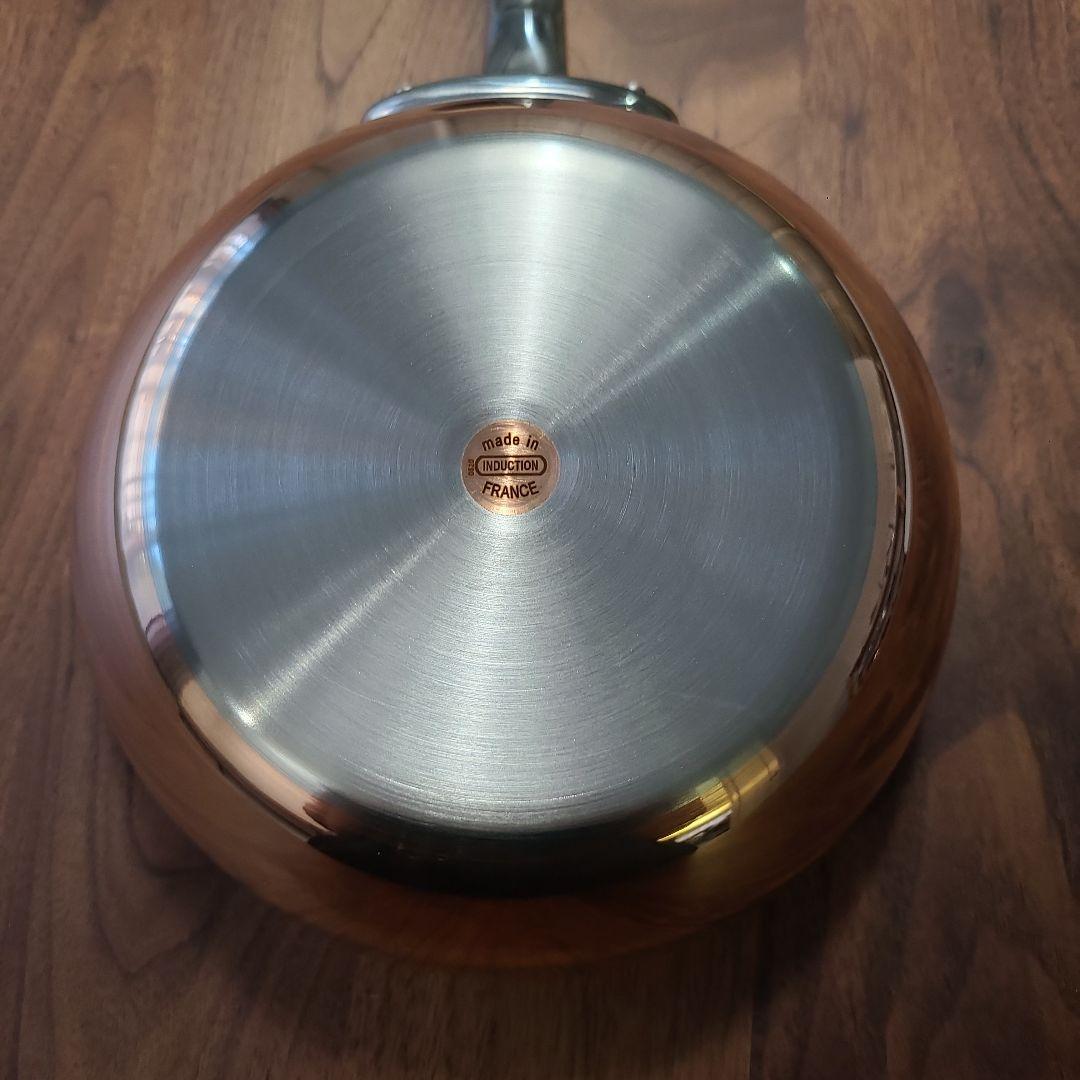 【ブラックフライデー】フランス製deBuyerIH対応20センチ銅ソテーパン3