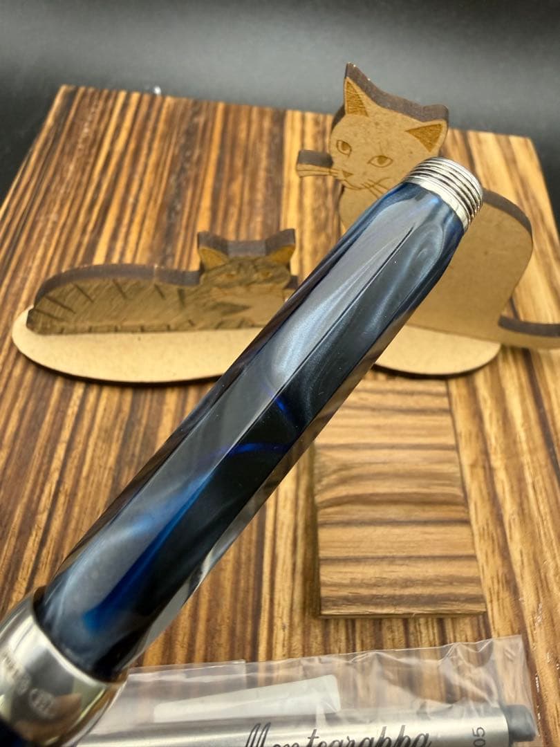 レア Montegrappa ローラーボール ミクラ ダークブルー