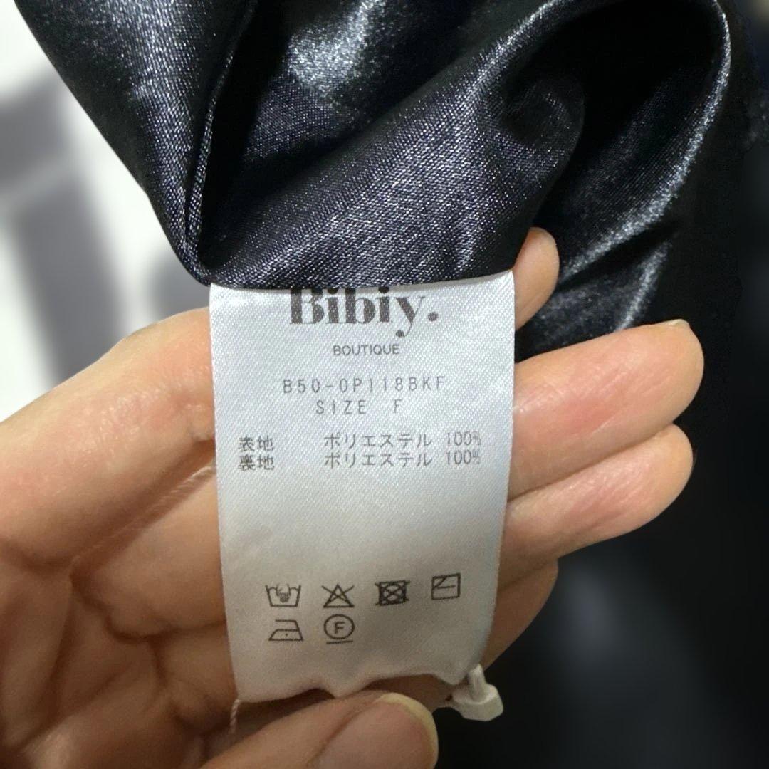 新品未使用　君島十和子さん着用 Bibiy ブラック　ノースリーブワンピース