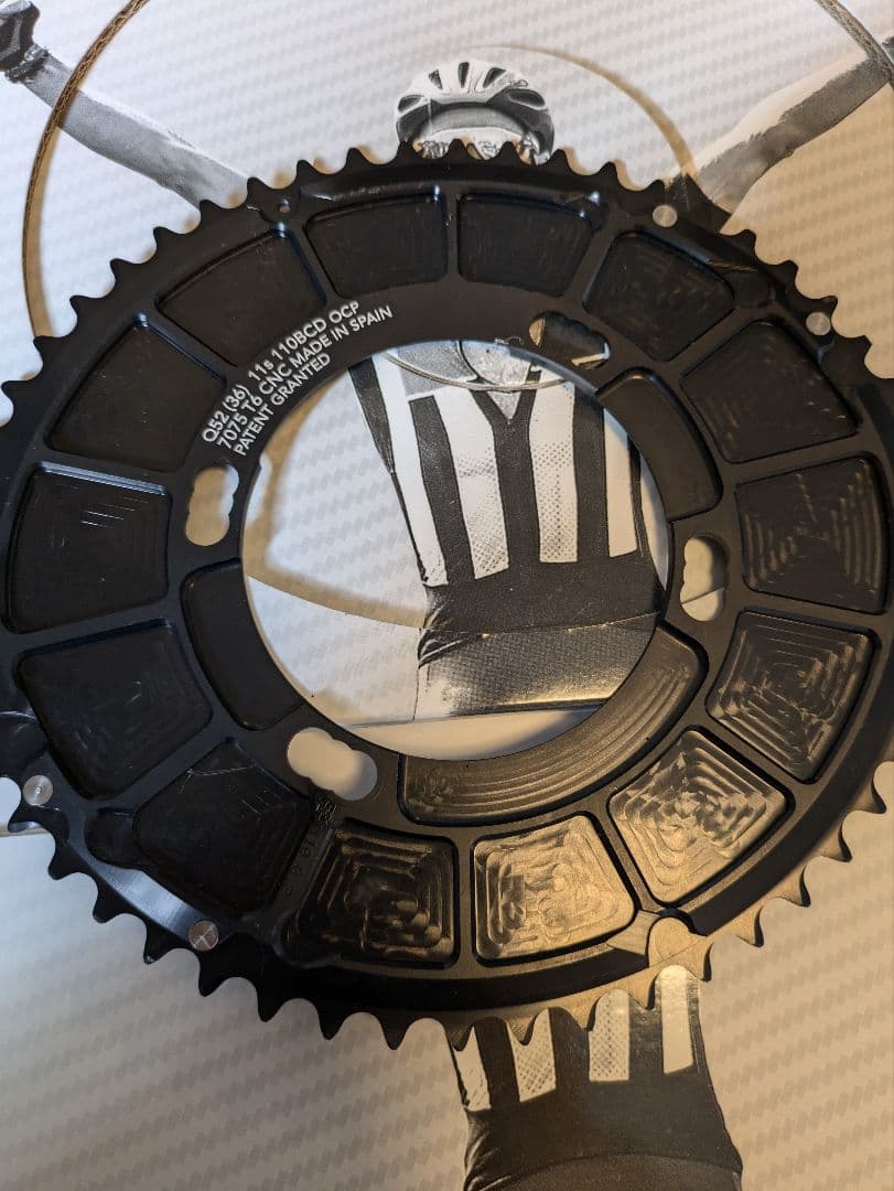 Rotor Q-ring Qarbon 110 52T ローター チェーンリング