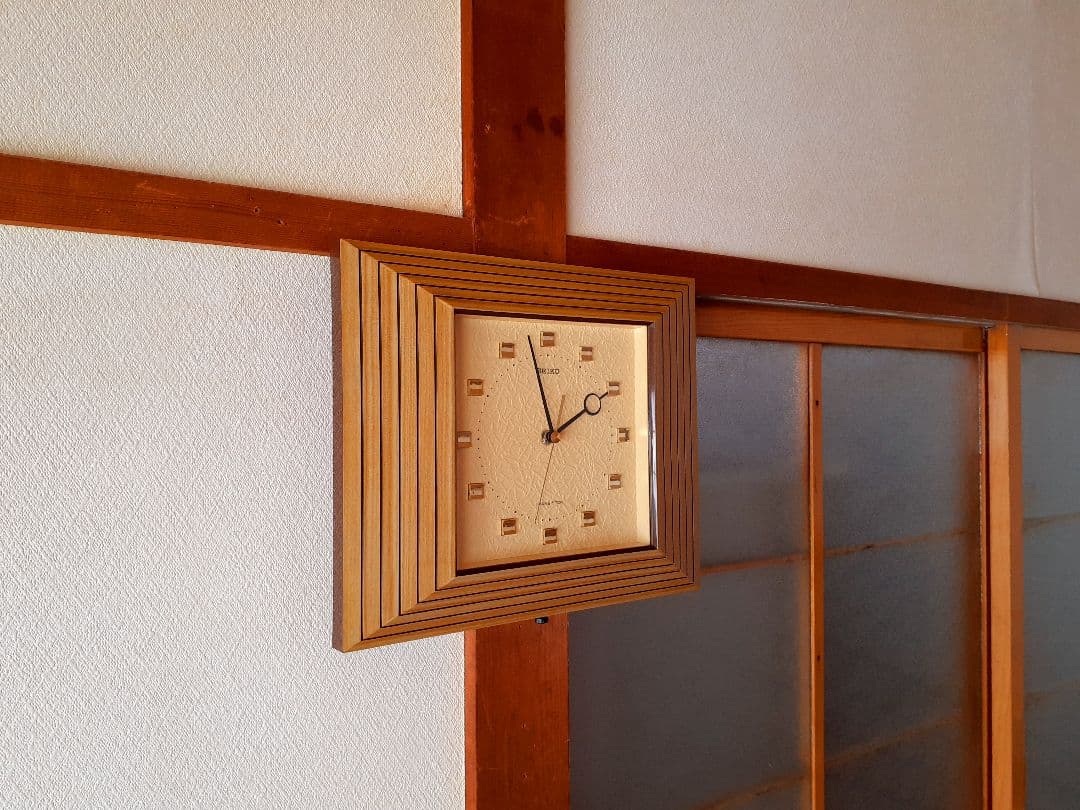 70's　SEIKO　トランジスタ　掛け時計　ミッドセンチュリー　ビンテージ